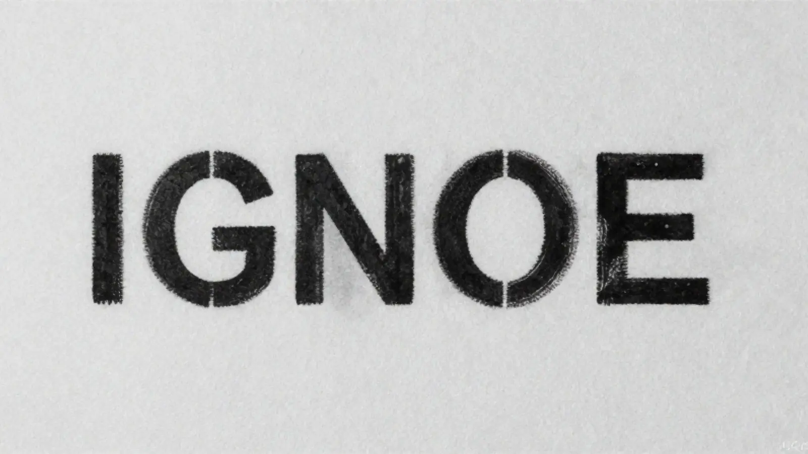 ignore synonym